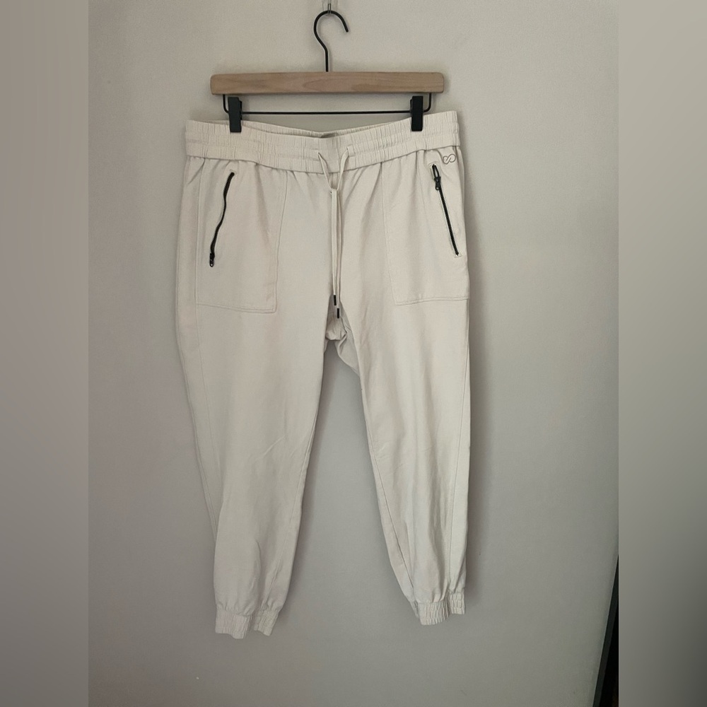 CALIA by Carrie Underwood Cream Track Joggers